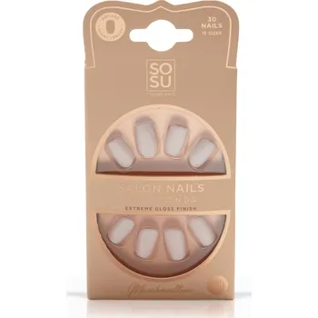 SOSU Cosmetics Umělé nehty Marshmallow SOSU Cosmetics