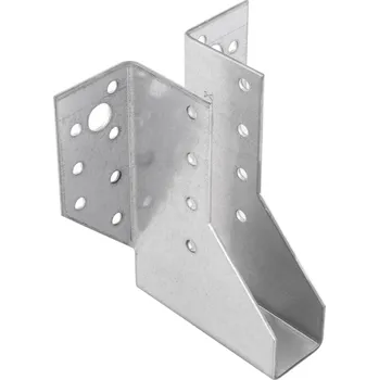 Tesařské kování DOMAX WB trámová botka WB 40 - 25 x 107 x 75 x 2 mm (10 ks)