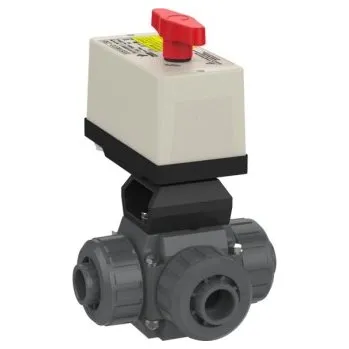 3-cestný kul.ventil d50 s el.poh. 230V L-koule PRAHER