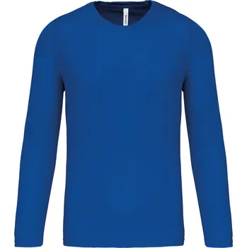 KARIBAN Pánské sportovní tričko dlouhý rukáv PA443 Velikost: XL, Barva: modrá