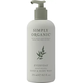 Sprchový gel Simply Organic Everyday Moisturizing Hand & Body Wash hydratační sprchový gel na ruce a tělo 251 ml + Prodloužená možnost vrácení zboží do 30 dnů.