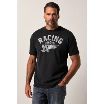 Pánské tričko JP1880, Plus size Tričko JP1880, krátké rukávy, kulatý výstřih, gril, do 8XL pro plnoštíhlé nadměrná velikost, 840135100-1455, černý, 6XL, Plus size oblečení, Oblečení pro vysoké muže, Nadměrné velikosti, Oblečení pro plnoštíhlé.