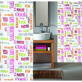 Sprchový závěs Kleine Wolke koupelnový závěs Script 180x200cm