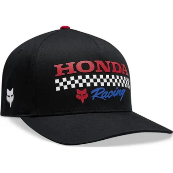 Kšiltovka Pánská kšiltovka FOX Honda Flexfit Hat Black - L/XL