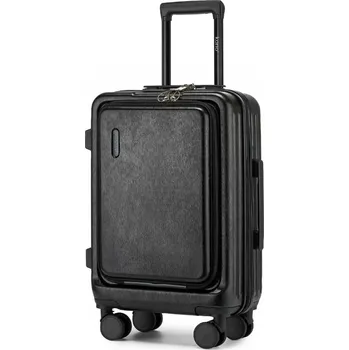 Kono 2493 Kufr spinner 55cm Černá ABS/Polykarbonát