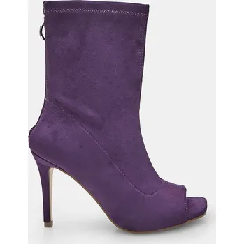 Dámská zimní obuv Baťa dámské kotníkové boty na podpatku fialové, vel. 37