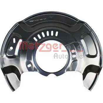 Brzdový kotouč Ochranný plech proti rozstřikování, brzdový kotouč METZGER 6115294