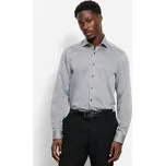 Olymp Level Five Body Fit společenská košile 2124 84 67 Šedá 40