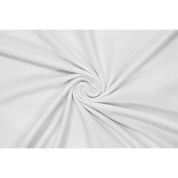 Bavlněný úplet - Bílý 185 cm šíře