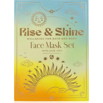 Pleťová maska MASKA pleťová s aloe vera 3x25ml WELLBEING - RISE AND SHINE v dárkovém balení ACCENTRA