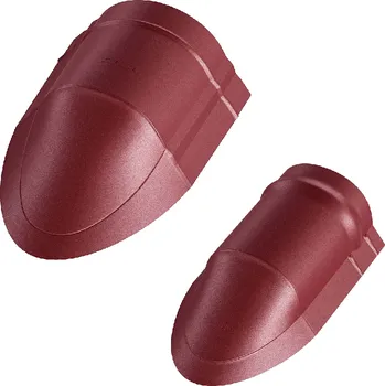 OBLÉ UKONČENÍ HŘEBENE NÁROŽNÍ /LESKLÉ 0,40 mm Barva: RAL 8017/ čokoládově hnědá