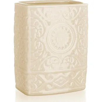 Kelímek na kartáčky keramický béžový