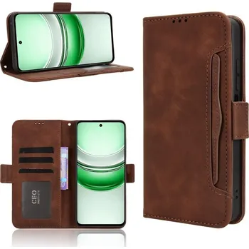 Pouzdro na tablet VSECHNONAMOBIL 121422 SLOT Peněženkový obal pro Realme C71 hnědý