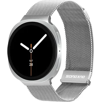Příslušenství k chytrým hodinkám DUX 120780 DUX MILANESE Kovový řemínek pro Samsung Galaxy Watch8 / Watch8 Classic stříbrný