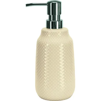 Dávkovač mýdla Kleine Wolke koupelnové doplňky Dotty - Sandbeige, dávkovač