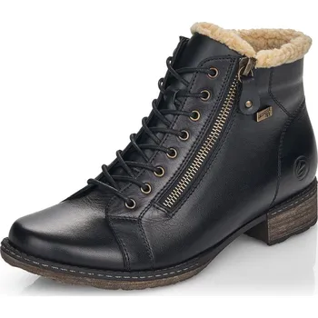 Dámská zimní obuv Dámská zimní kotníková obuv s kožešinou RIEKER DZ D4372-01 černá 43