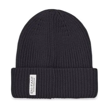 Kojenecká čepice En Fant Pletená čepice s podšívkou - Ebony, vel. 50