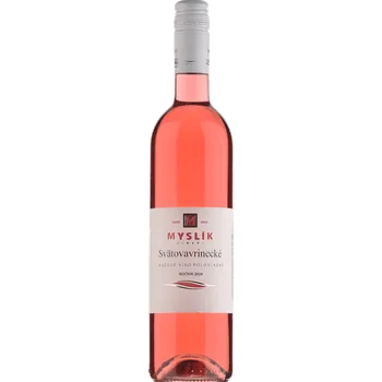 Víno Myslík Winery Svätovavrinecké rosé 2024 polosladké