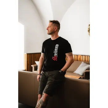 Běžecké oblečení Tričko pánské Barva: černá, Velikost: M