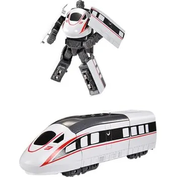 Kovový robot rozkládací rychlovlak bílý