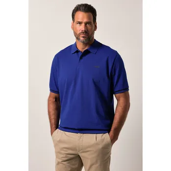 Pánská košile JP1880, Plus size Polokošile JP1880, břišní střih, krátké rukávy, piké, do 8XL pro plnoštíhlé nadměrná velikost, 840193840-1454, modrý, 5XL, Plus size oblečení, Oblečení pro vysoké muže, Nadměrné velikosti, Oblečení pro plnoštíhlé.