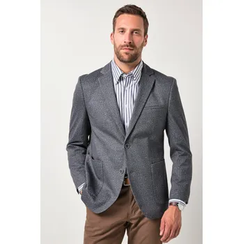 Dámské sako JP1880, Plus size Sako JP1880, kolekce business, klopy, do 72 pro plnoštíhlé nadměrná velikost, 841640100-1536, šedý, 66, Plus size oblečení, Oblečení pro vysoké muže, Nadměrné velikosti, Oblečení pro plnoštíhlé.