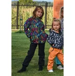 Dětská softshellová bunda s fleecem JOŽÁNEK pestrobarevné ulity