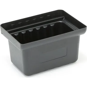 Plastový box k policovému vozíku MOVE, 350x240x200 mm, černý