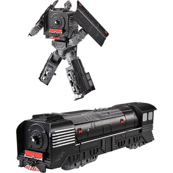 Rappa Kovový robot rozložitelný lokomotiva černá