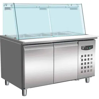 Lednice Saladeta CS700 7950A 0422 – sklo 3X 1/1 + 3X 1/6GN