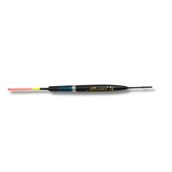 Signalizace záběru Splávek na plavanou 1 g – černé tělo s dlouhou reflexní anténkou, citlivý splávek