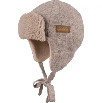 Kojenecká čepice LINDBERG SWEDEN DĚTSKÁ ZIMNÍ ČEPICE LINDBERG SWEDEN, BERANICE LAPPLAND BEIGE Velikost: 44-46 cm