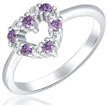 Šperk Prsten JVD 925/1000 stříbrný SVLR0434SH2BF