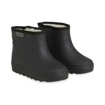 Dívčí holínky En Fant Dětské nízké termo holínky Solid - Black, vel. 22