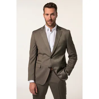 Dámské sako JP1880, Plus size Sako JP1880, Amalfi, FLEXNAMIC®, kolekce business, modulární systém Amalfi, do velikosti 72 pro plnoštíhlé nadměrná velikost, 836721331-1538, hnědý, 70, Plus size oblečení, Oblečení pro vysoké muže, Nadměrné velikosti, Oblečení pro plnoš