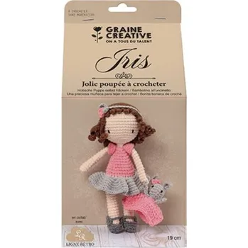kreativní sada Graine Creative Háčkovací sada panenka Iris
