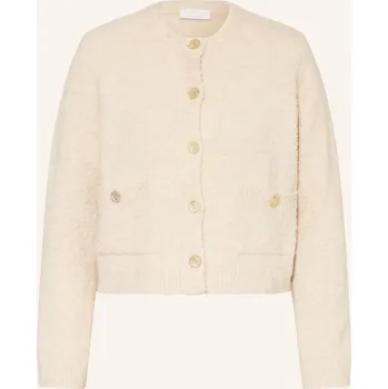 Dámský blejzr Rich & Royal Dámská Bunda Hranatého Střihu Z Buklé, krémová, 38