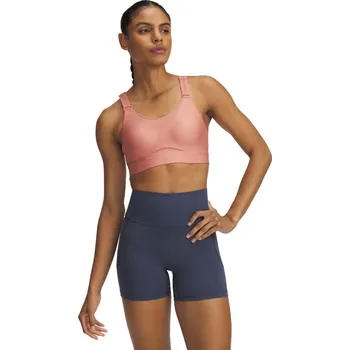 Podprsenka Dámská sportovní podprsenka s výztuží Under Armour INFINITY HIGH 2.0 BRA W růžová 1384112-698 - S A-C | UK 12 | US 13