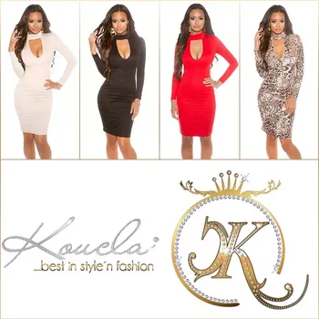 Dámské šaty Sexy pouzdrové šaty 19172 - KouCla tělová L