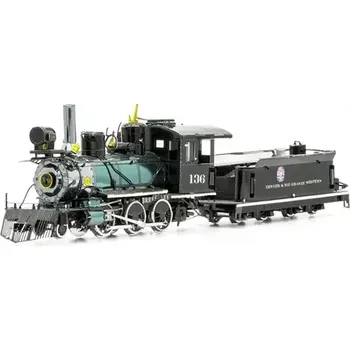 Puzzle Metal Earth 3D Puzzle Wild West: 2-6-0 Lokomotiva (130389)
