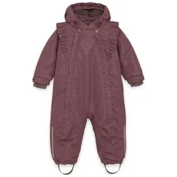 Kojenecká kombinéza En Fant Zimní kombinéza s volánky - Rose Taupe, vel. 98