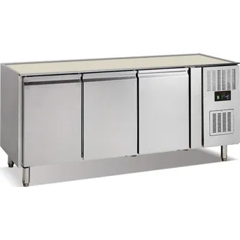 TEFCOLD Chladicí Stůl Nerez GC73 + AKCE | š. 180 cm, 3 Dveře, ventilovaný, bez pracovní desky, Servis ČR