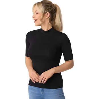 Viskózové dámské tričko Layla černé M