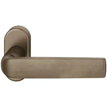 Stavební výplň FSB klika pro rámové dveře 09 1267 přídržná pružina B oválná rozeta bronz