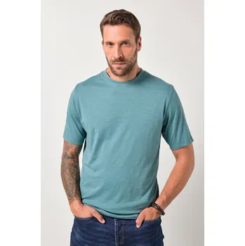 Pánské tričko JP1880, Plus size Tričko JP1880, krátké rukávy, logo nášivka, do 8XL pro plnoštíhlé nadměrná velikost, 841888740-1455, tyrkysový, 6XL, Plus size oblečení, Oblečení pro vysoké muže, Nadměrné velikosti, Oblečení pro plnoštíhlé.