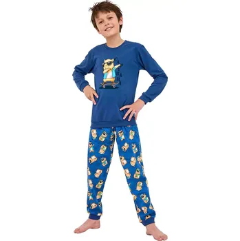 Cornette Young Capybara tmavě modrá 158/164