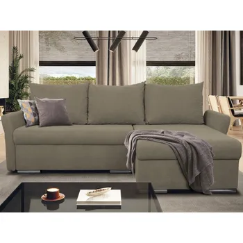 Sedací souprava Rohová sedačka Dexter, světle hnědá látka