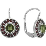 Náušnice s vltavínem 131352