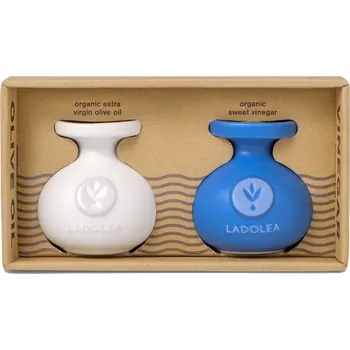 Rostlinný olej Organic Extra Virgin olivový olej & Organic Balsamico, Dárkový set, LADOLEA