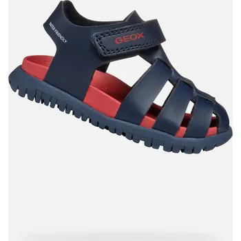 Chlapecké sandály Tmavě modré chlapecké sandály Geox Fusbetto - Kluci GEOX modrá | červená 3417379